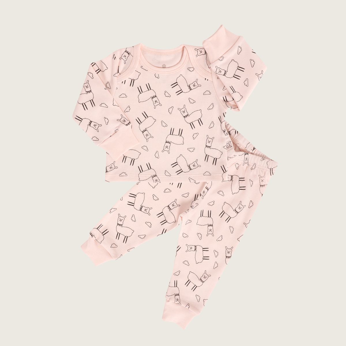 RIKURIY - Pijama Llamita Rikury Rosa