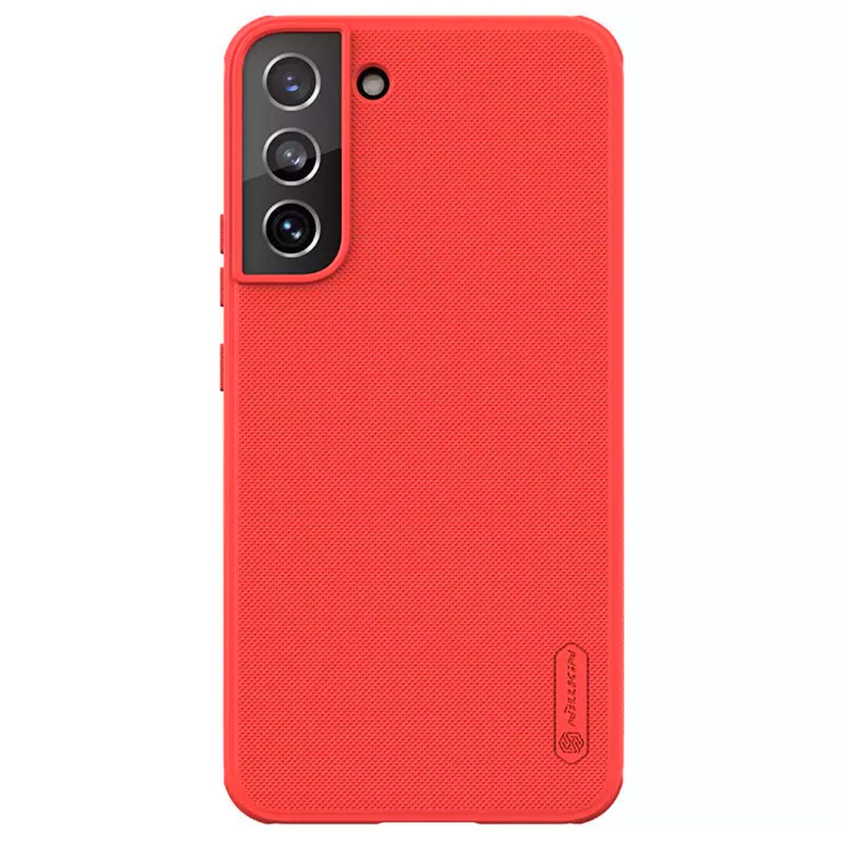 NILLKIN - Case Nillkin Super Frosted para Samsung S22 Plus - Carcasa - Rojo