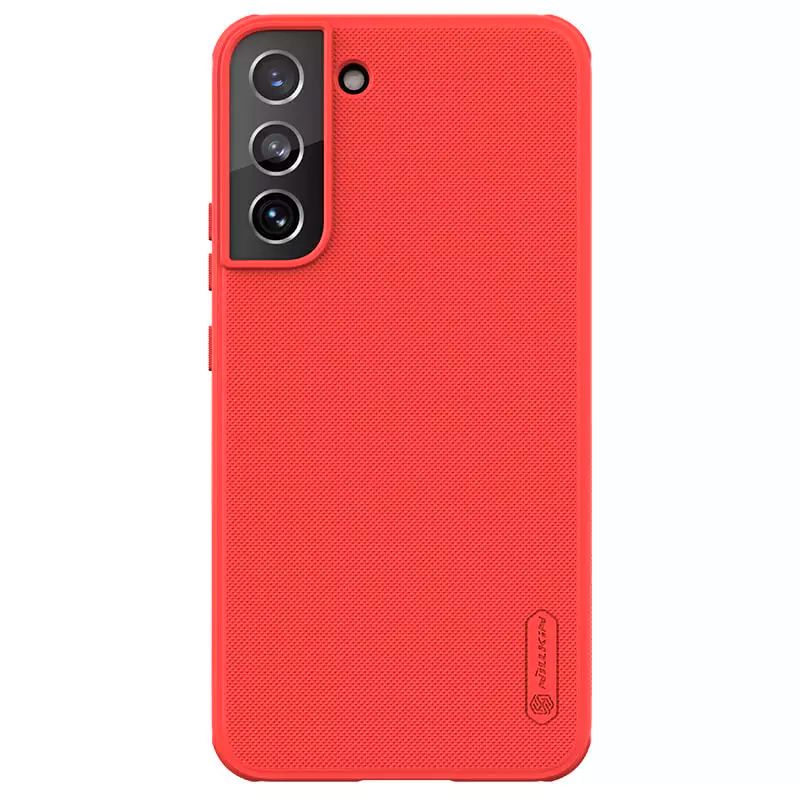 NILLKIN - Case Nillkin Super Frosted para Samsung S22 Plus - Carcasa - Rojo