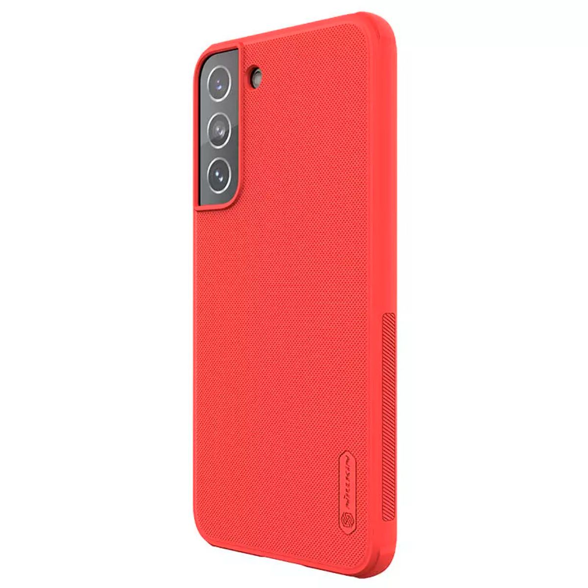NILLKIN - Case Nillkin Super Frosted para Samsung S22 Plus - Carcasa - Rojo