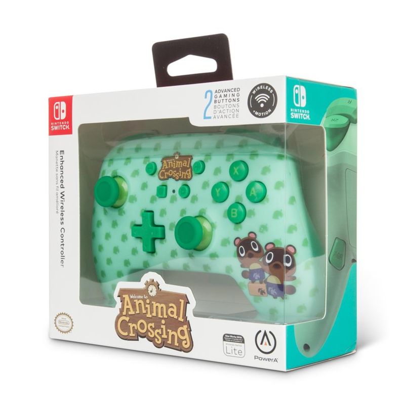 POWER A - Mando Inalámbrico PowerA Enhanced Wireless Animal Crossing