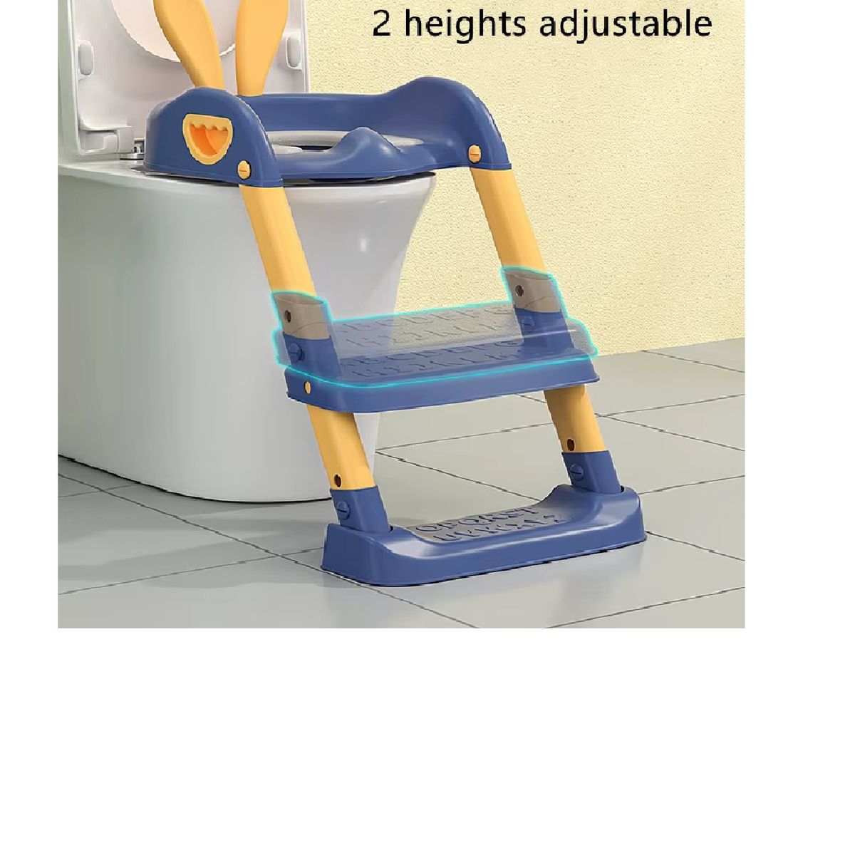 GENERICO - Adaptador de Baño y Escalera Portátil para Niños con Oreja