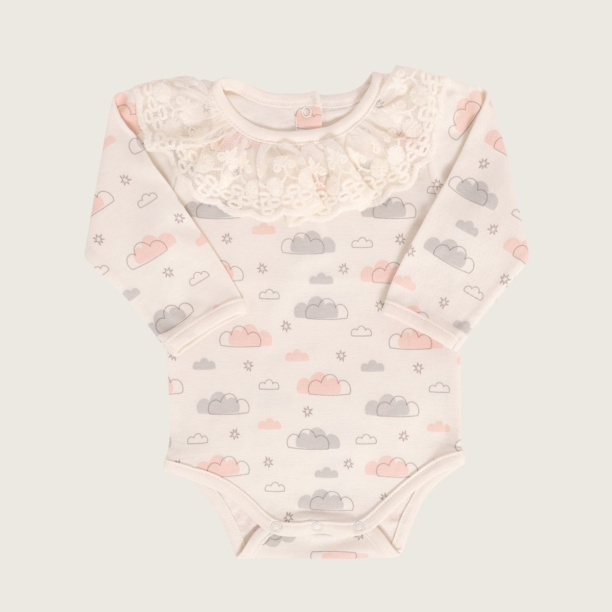 RIKURIY - Body collar nubes rosa