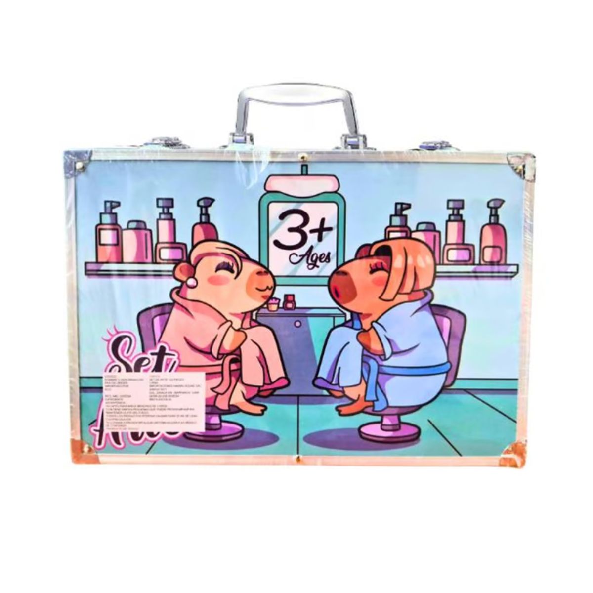 GENERICO - MALETIN MEGA SET DE ARTE 132 PZS CAPIBARAS CUTIES