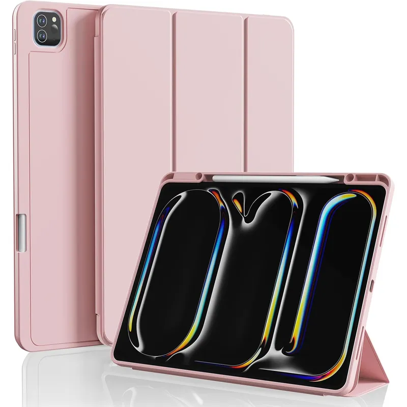 GENERICO - Funda Smart Cover para IPAD PRO 11" (M4) 2024 con Porta Lapiz