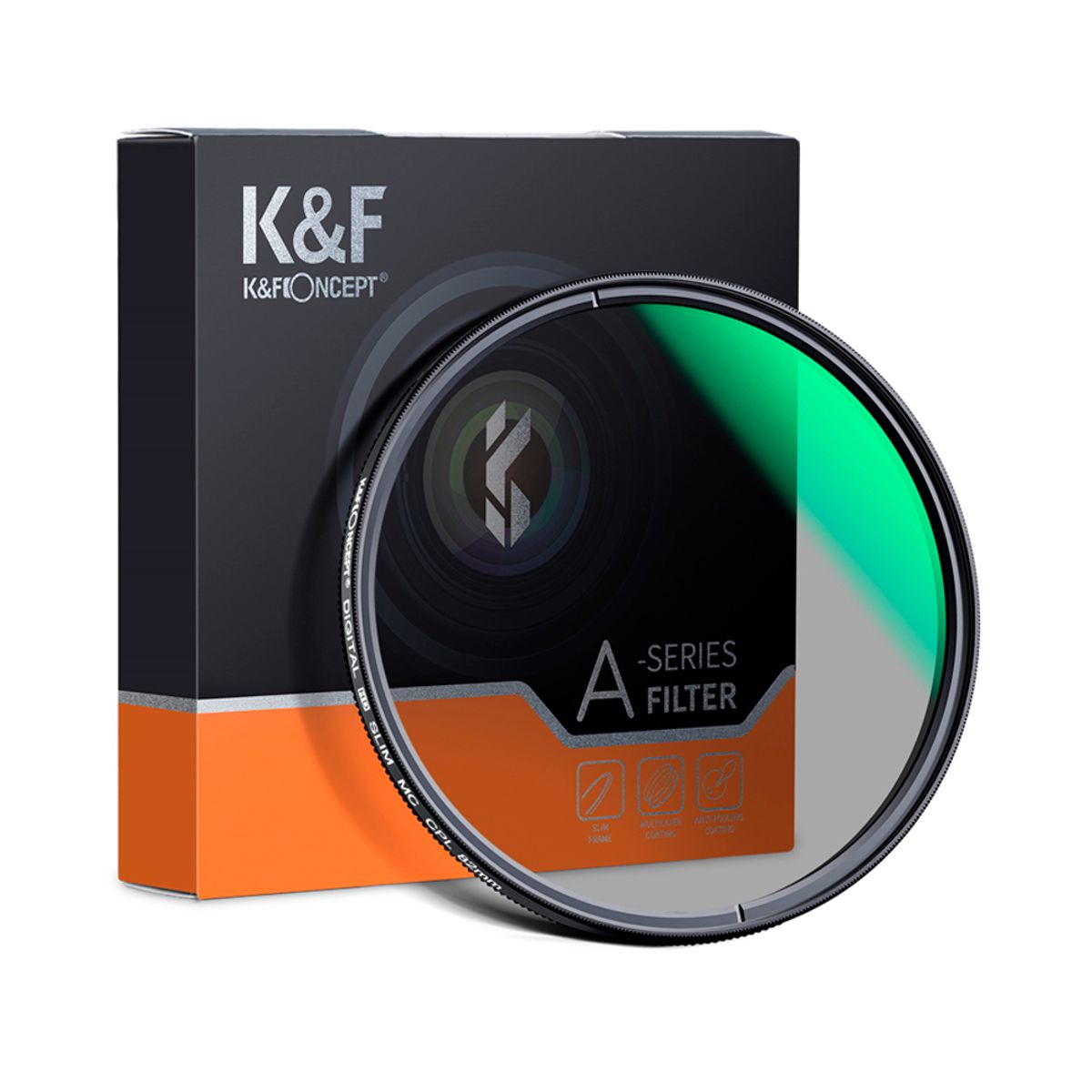 K&F CONCEPT - FILTRO CPL K&F CONCEPT 62MM KF011157