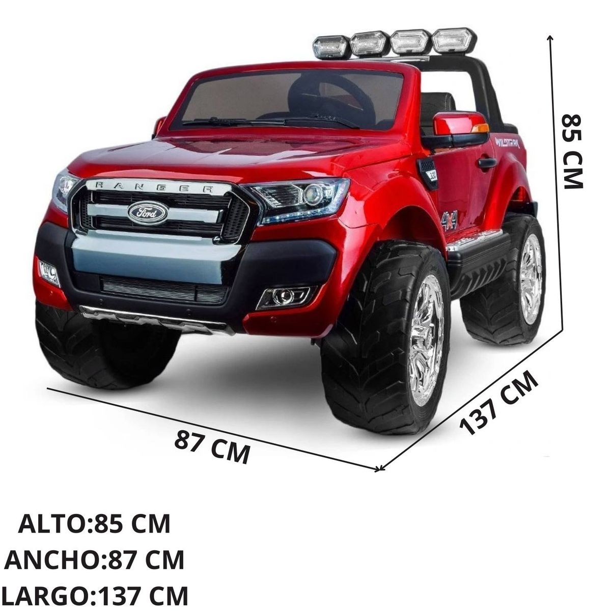FORD - Carro a Bateria Ford Ranger Wildtrak De 12 V.