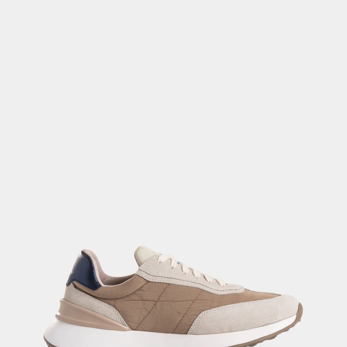 VELEZ - Vélez Zapatillas Sereno Lona y Cuero Mujer Deportivos Arena