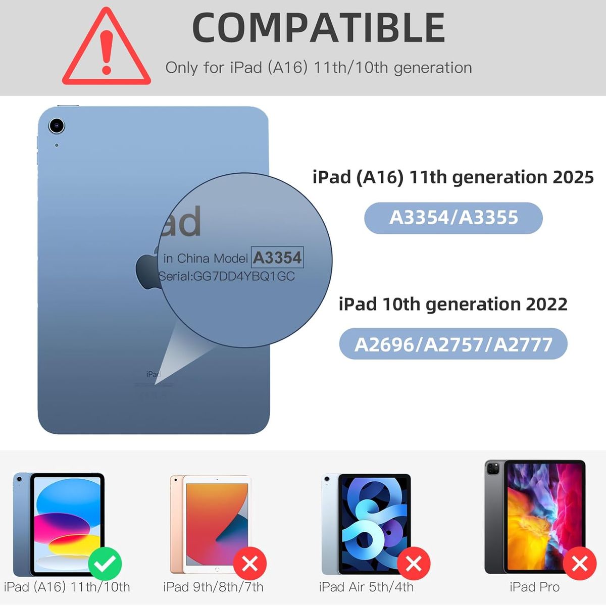 GENERICO - Case Cover Funda IPad 10.9 (10ma Generación) (11va Generación) - LILA