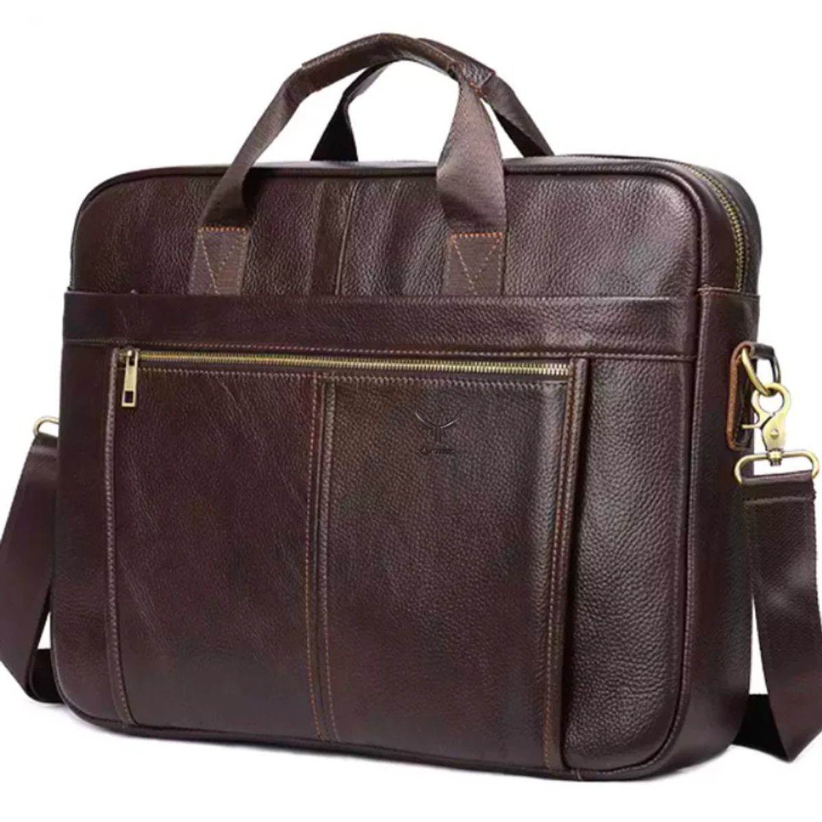 ARMUZ - Maletín de cuero vacuno Hermes 5013 Para Laptop de 17"