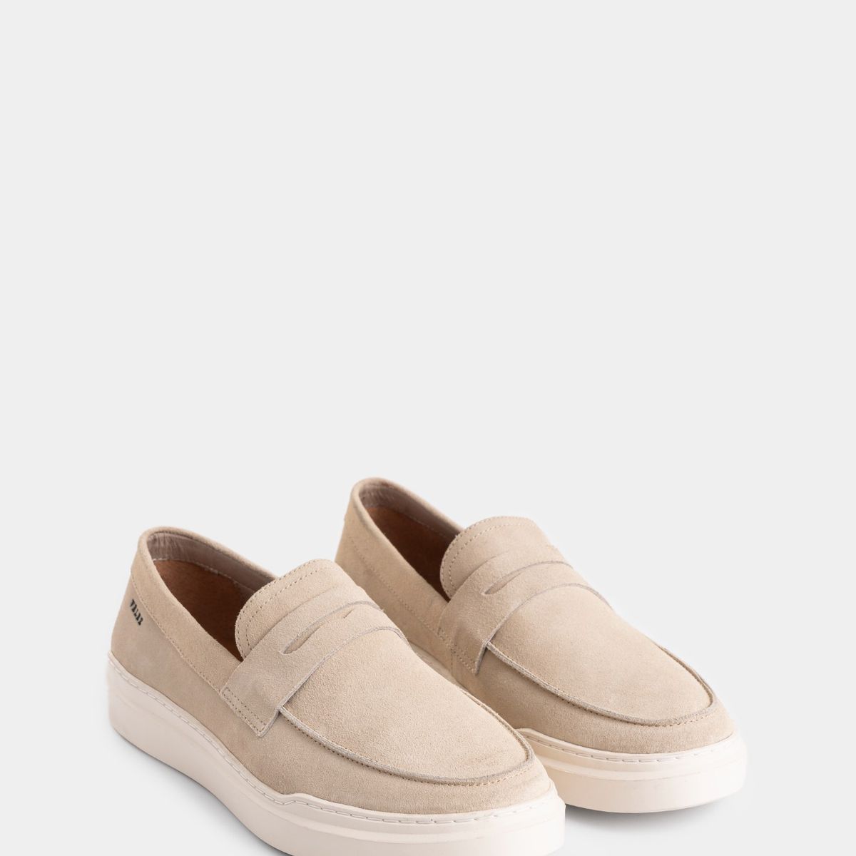 VELEZ - Vélez Mocasines Alameda Cuero Gamuzado Hombre Clásico Arena