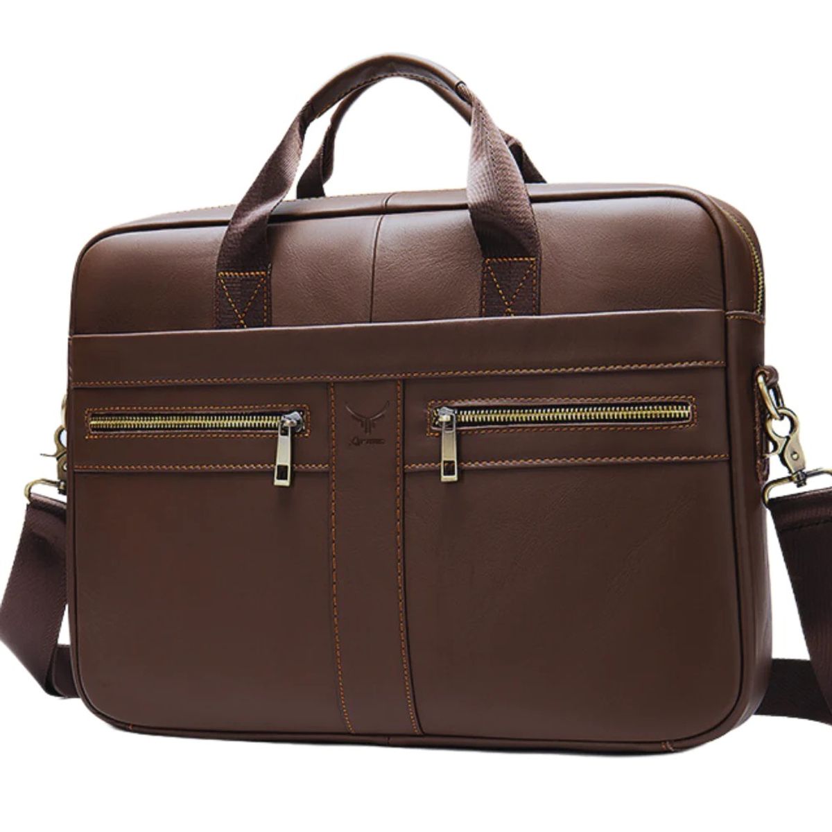 ARMUZ - Maletín de Cuero Vacuno Perseo 5011 Para Laptop de 15.6"