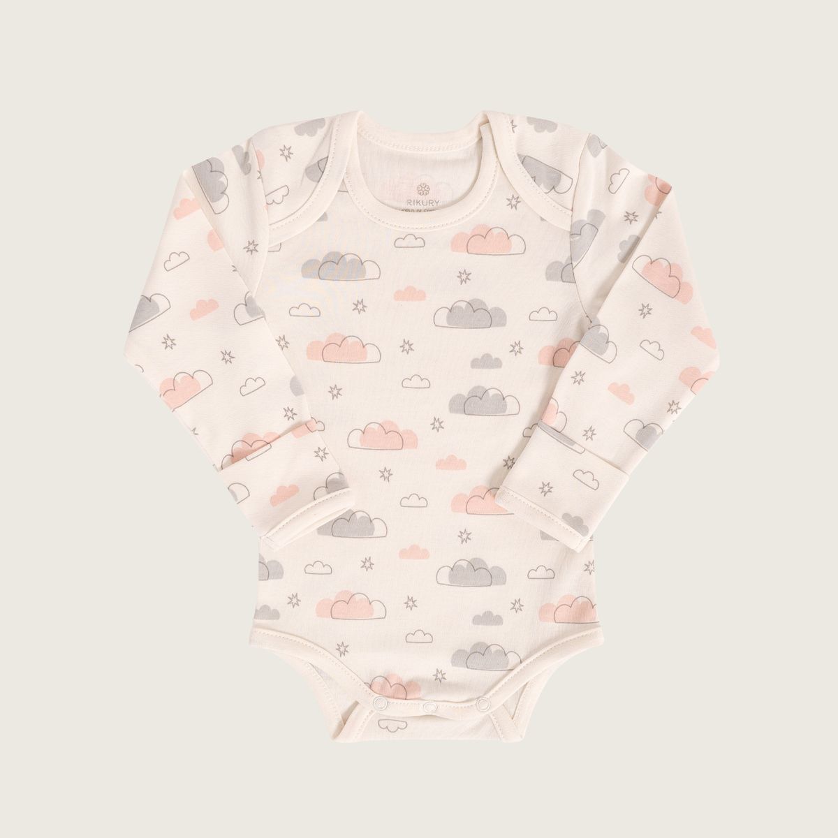 RIKURIY - Body Básico Nubes Rosa