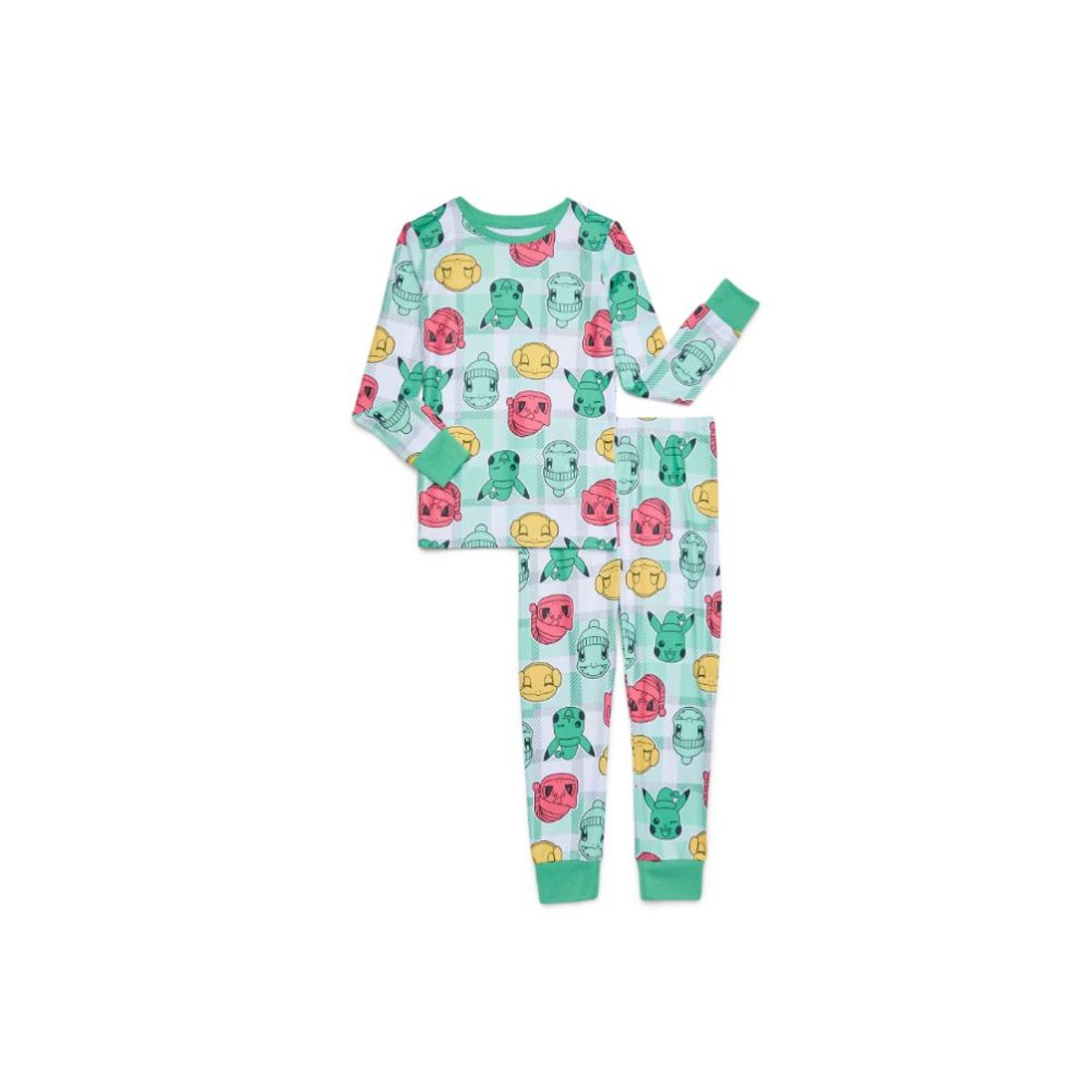 POKEMON - Pokemon Conjunto Pijama Green unisex Talla 10