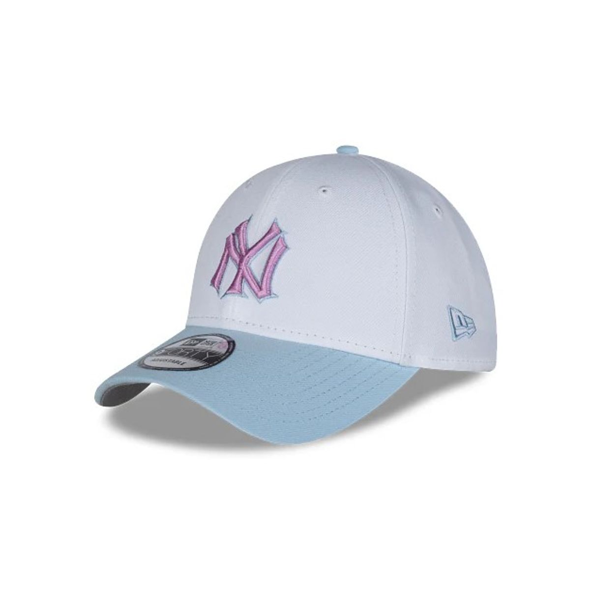 NEW ERA - Gorra New York Yankees MLB Color Pack 9FORTY Snapback Blanca Celeste