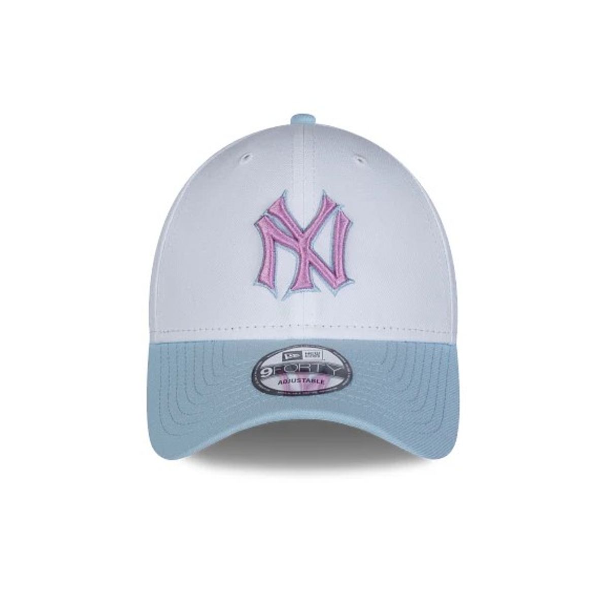 NEW ERA - Gorra New York Yankees MLB Color Pack 9FORTY Snapback Blanca Celeste