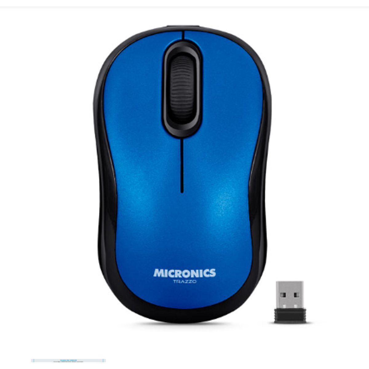 MICRONICS - Mouse Inalambrico TRAZZO3 MIC M700-3M BT WIFI USB-C Azul MICRONICS