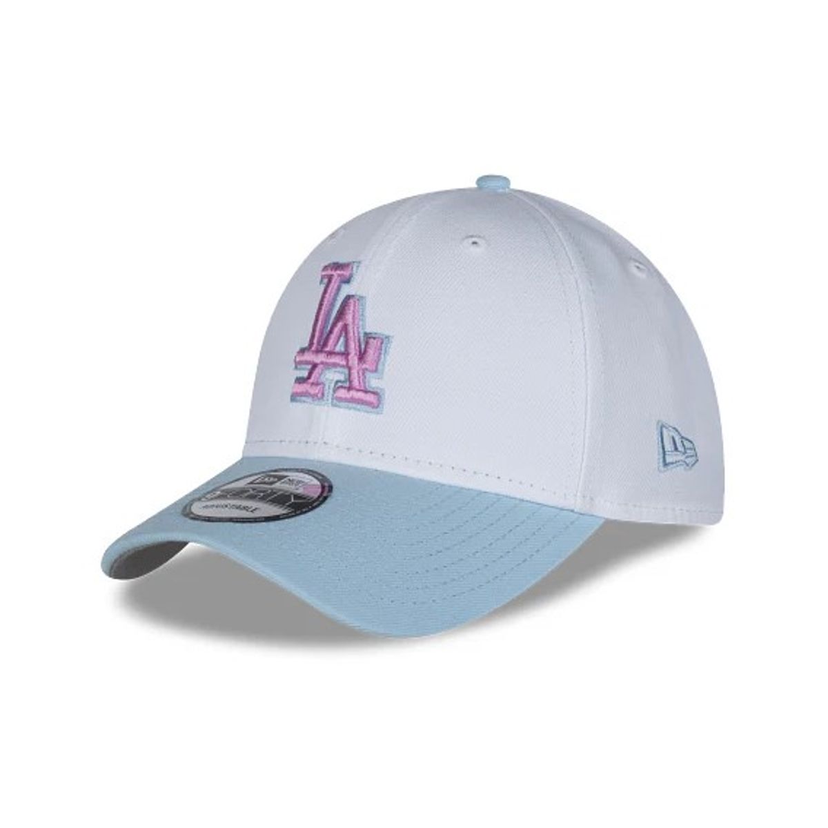 NEW ERA - Gorra Los Angeles Dodgers MLB Color Pack 9FORTY Snapback Blanca Celeste