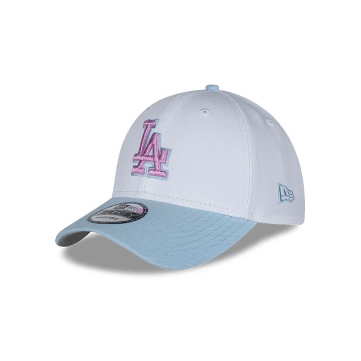 NEW ERA - Gorra Los Angeles Dodgers MLB Color Pack 9FORTY Snapback Blanca Celeste