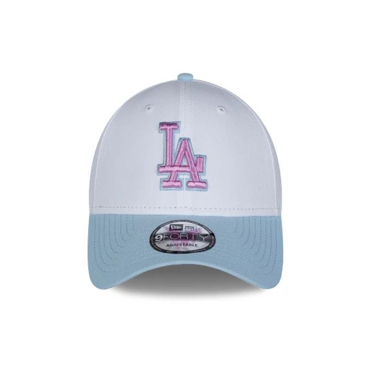 NEW ERA - Gorra Los Angeles Dodgers MLB Color Pack 9FORTY Snapback Blanca Celeste