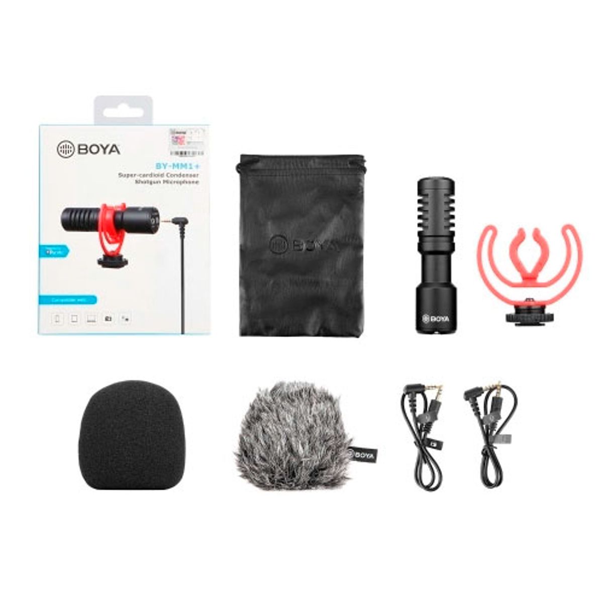 BOYA - BOYA BY-MM1 plus - Micrófono de Cañon Boom para SmartPhone y laptops