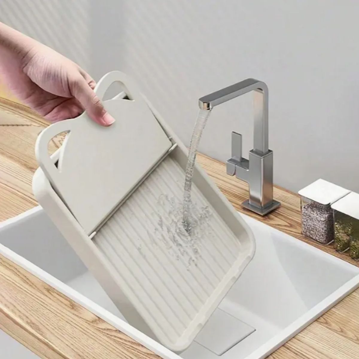 GENERICO - Soporte para tapa de olla y utensilios COLOR NEGRO