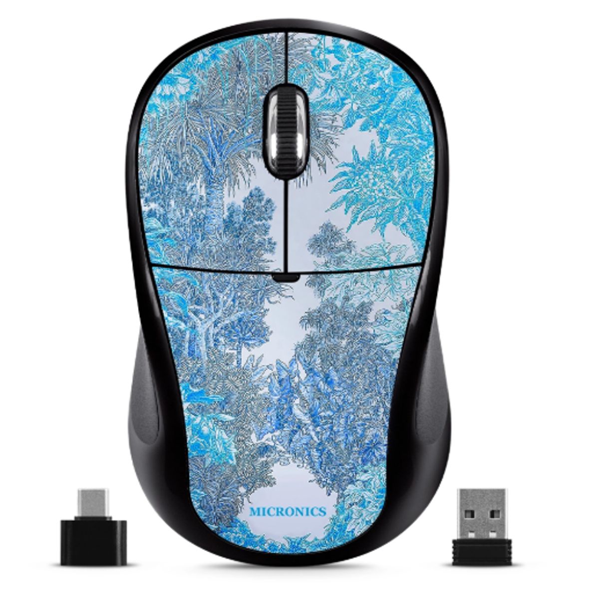 MICRONICS - Mouse FOREST MIC M732-2M BT+WIFI USB-C MICRONICS