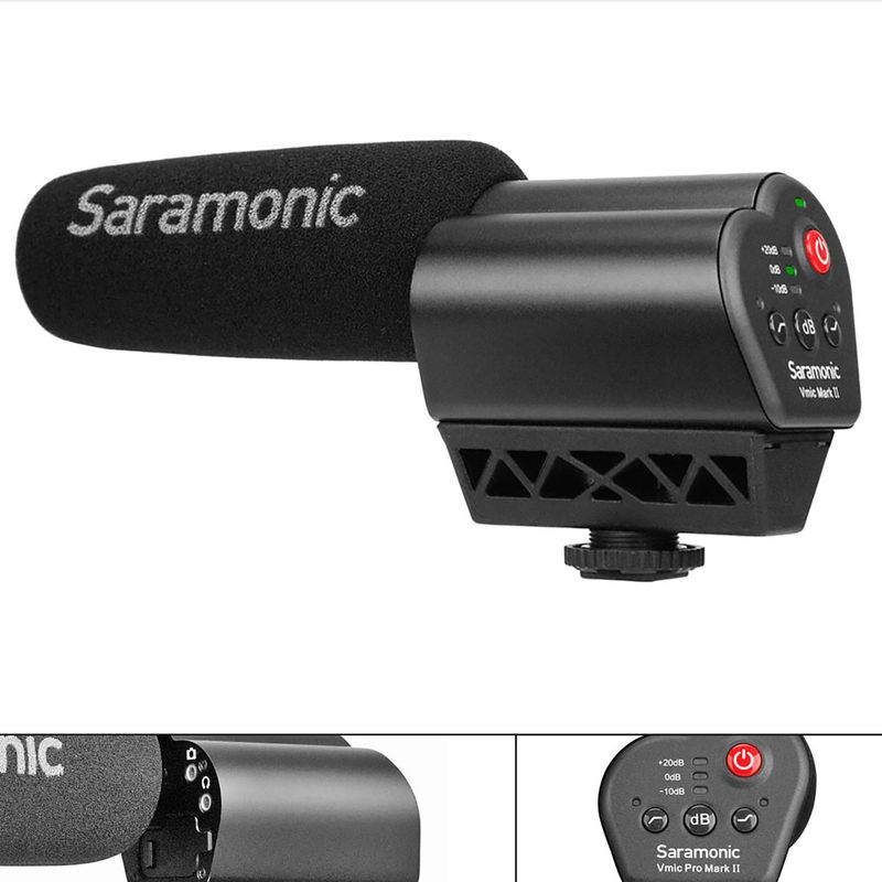 SARAMONIC - SARAMONIC - Vmic Pro Mark II - Micrófono de Cañon Boom