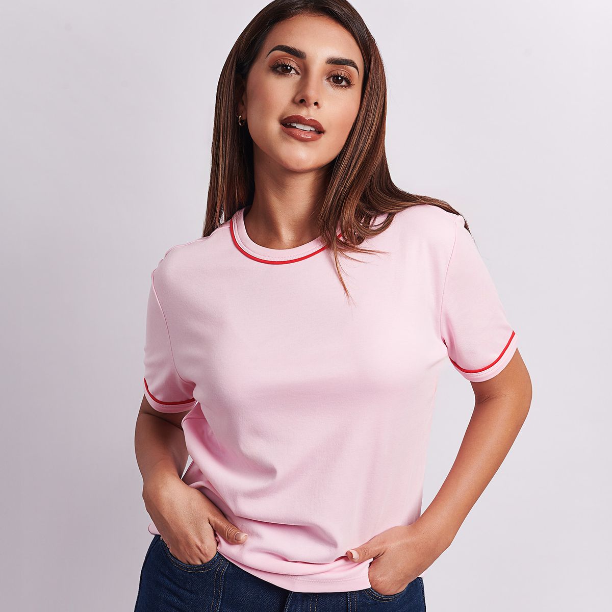 SULKAY - Polo Sulkay Fresa Chic Manga corta Algodón Rosa
