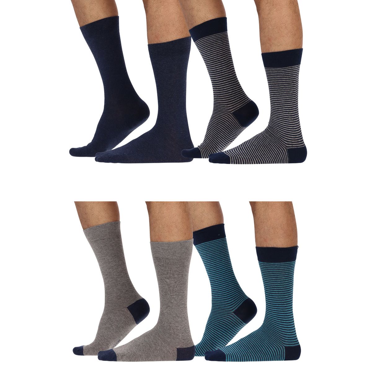 MOTA - CALCETÍN CORTO ALGODÓN PACK 4 MT21143