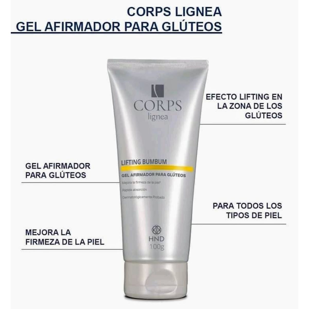 GENERICO - GEL REAFIRMANTE PARA GLUTEOS LIFTING BUMBUM CORPS LINEA 100g - Brasil