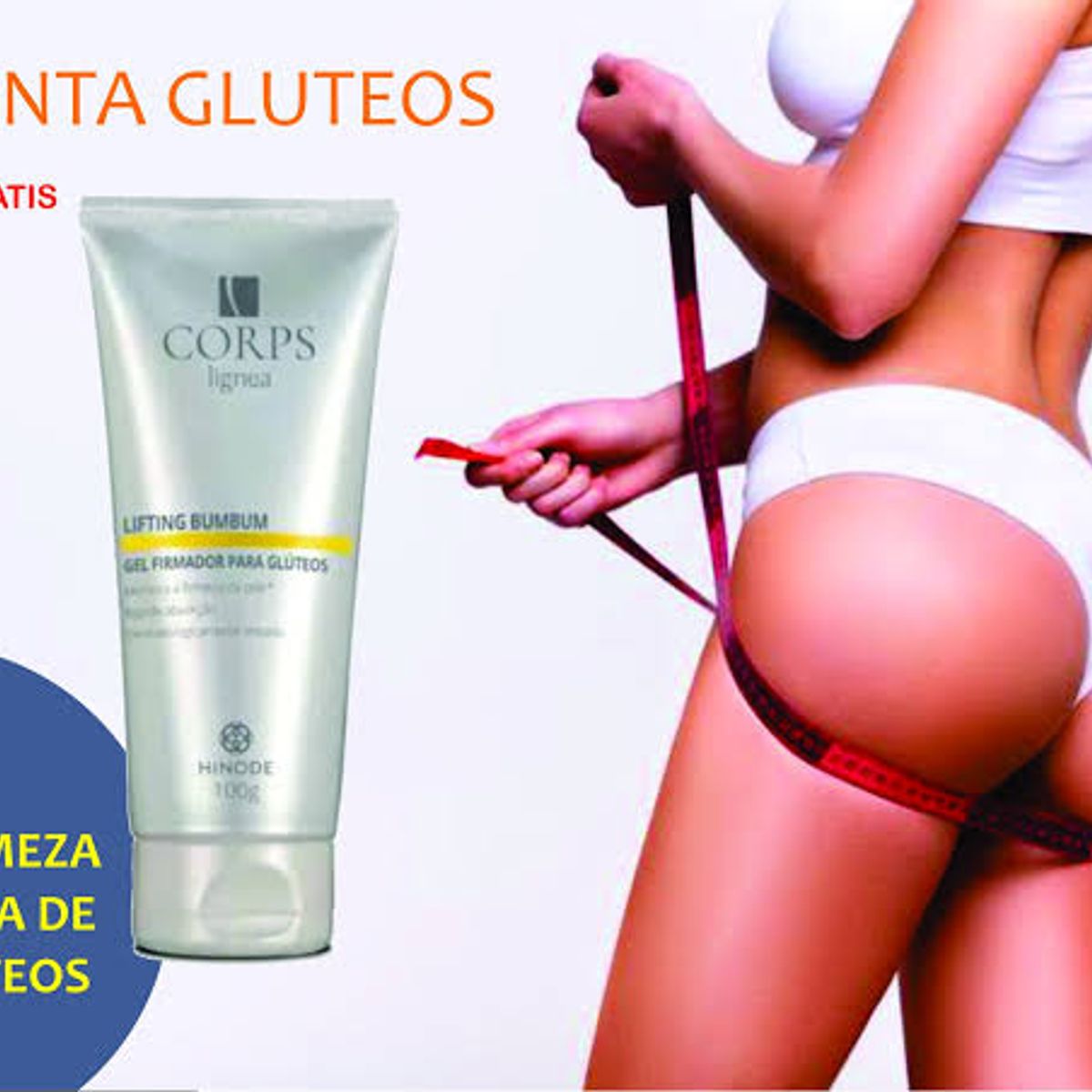 GENERICO - GEL REAFIRMANTE PARA GLUTEOS LIFTING BUMBUM CORPS LINEA 100g - Brasil