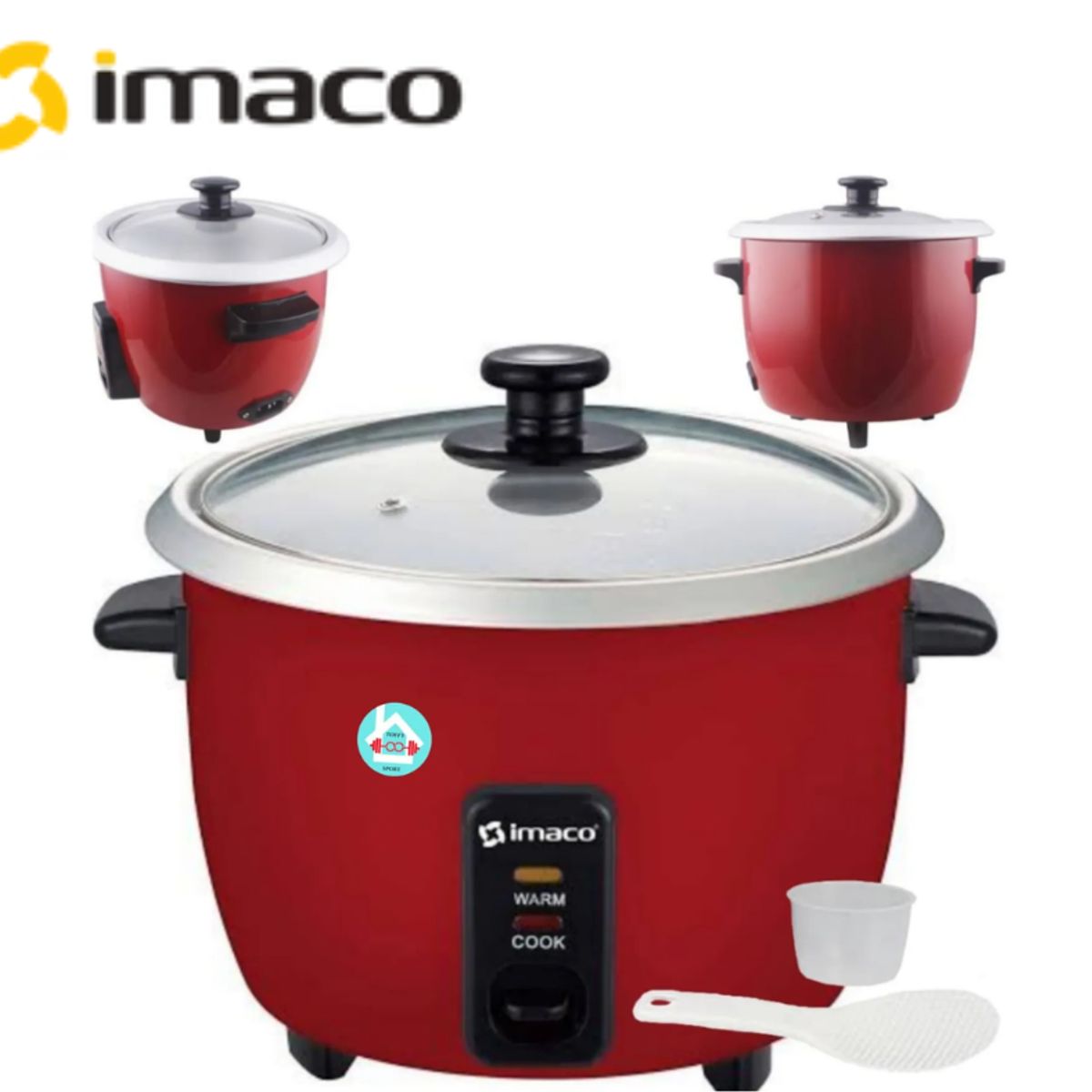 IMACO - Olla Arrocera 06L CRojo RC006R Imaco