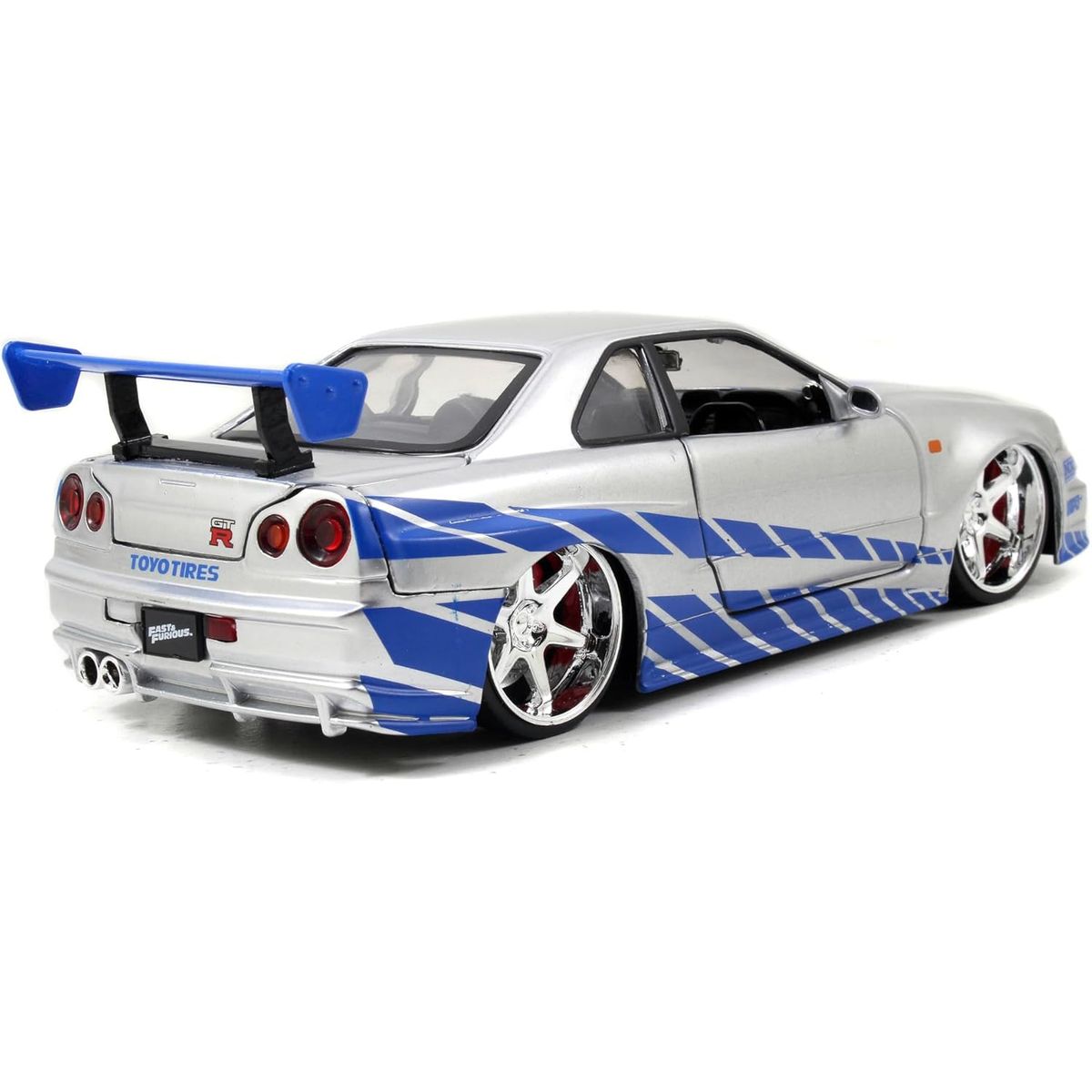 JADA TOYS - Auto a escala - Rapidos y Furiosos - Jada Toys - 1.24 - Nissan Skyline R34 - FAST & FURIOUS
