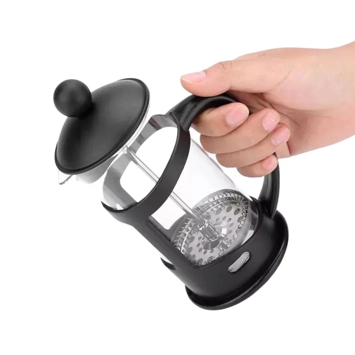 GENERICO - Cafetera prensa 600 ml color negro