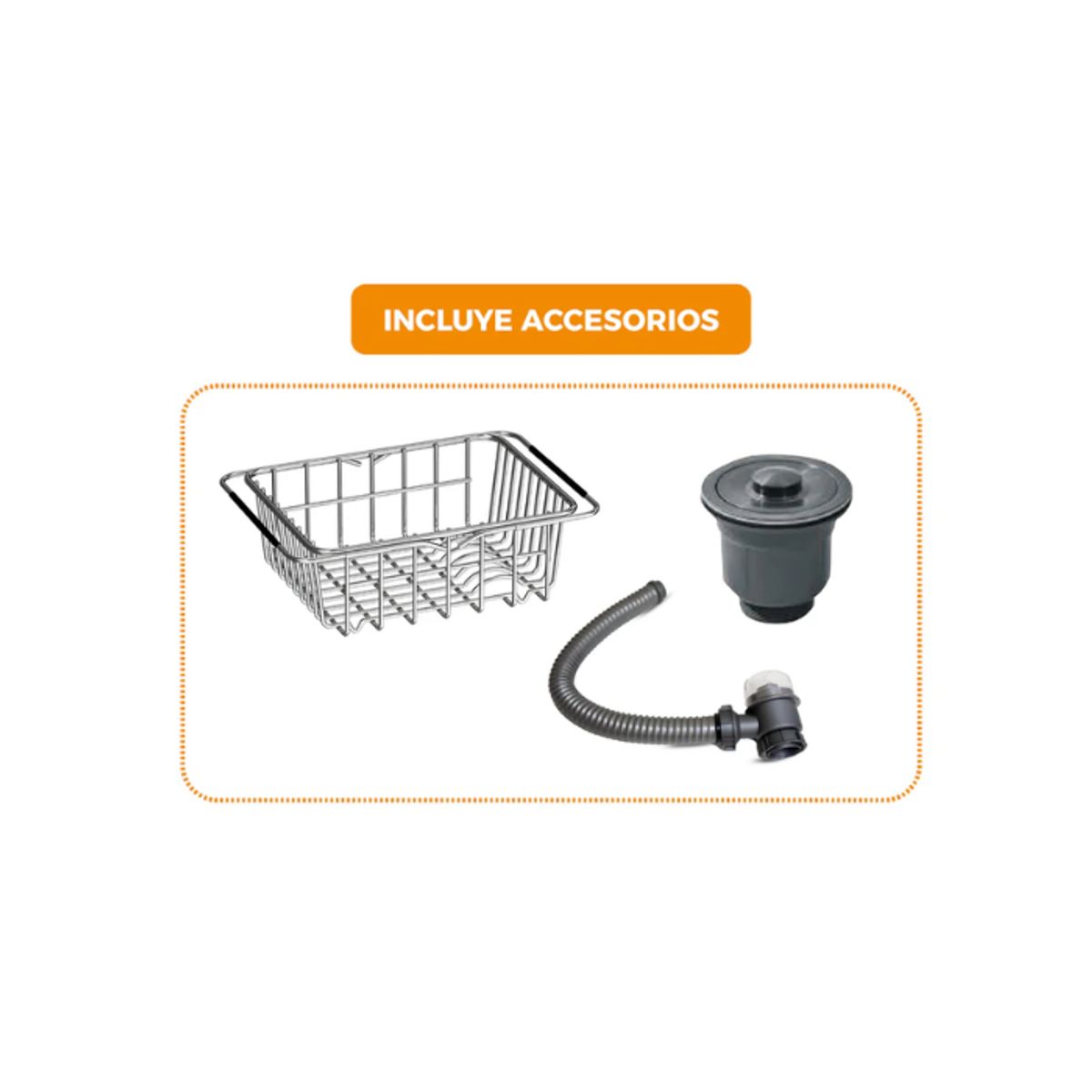 FRATELLI - LAVADERO DE COCINA ACERO INOXIDABLE SATINADO PRM-4339S