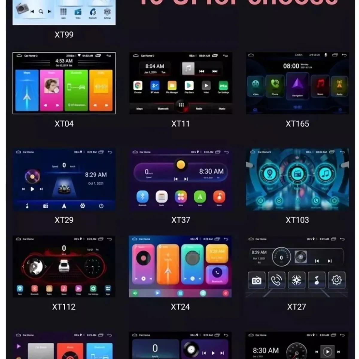 GENERICO - 4+32g 7 Pulgadas Doble Din Android Coche Estéreo Con Carplay