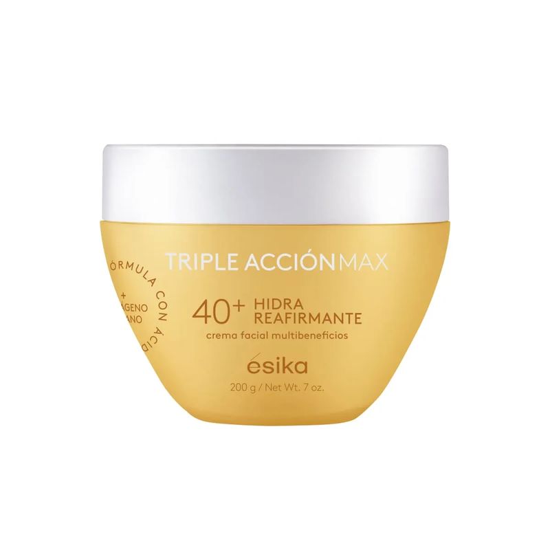 ESIKA - Crema Facial XL Hidra Reafirmante Triple Acción Max 40 200g Esika