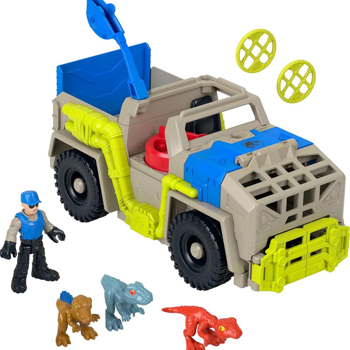 IMAGINEXT - Imaginext Jurassic - Camion Captura de Dinosaurios