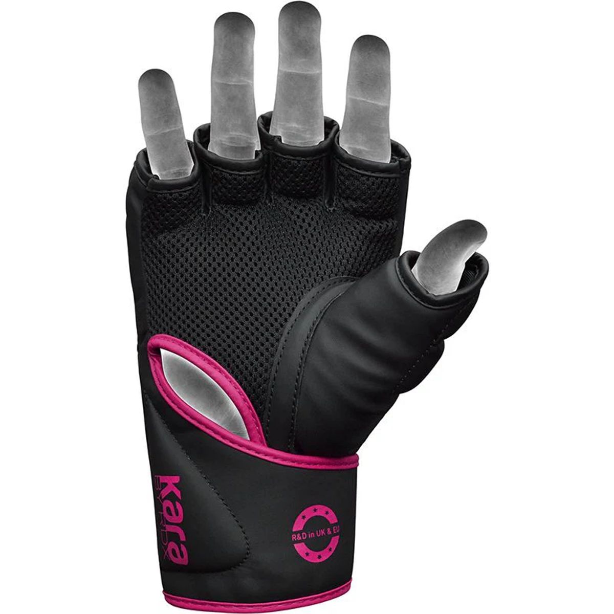 RDX - Guantes de MMA y Grappling Kara F6 Rosado
