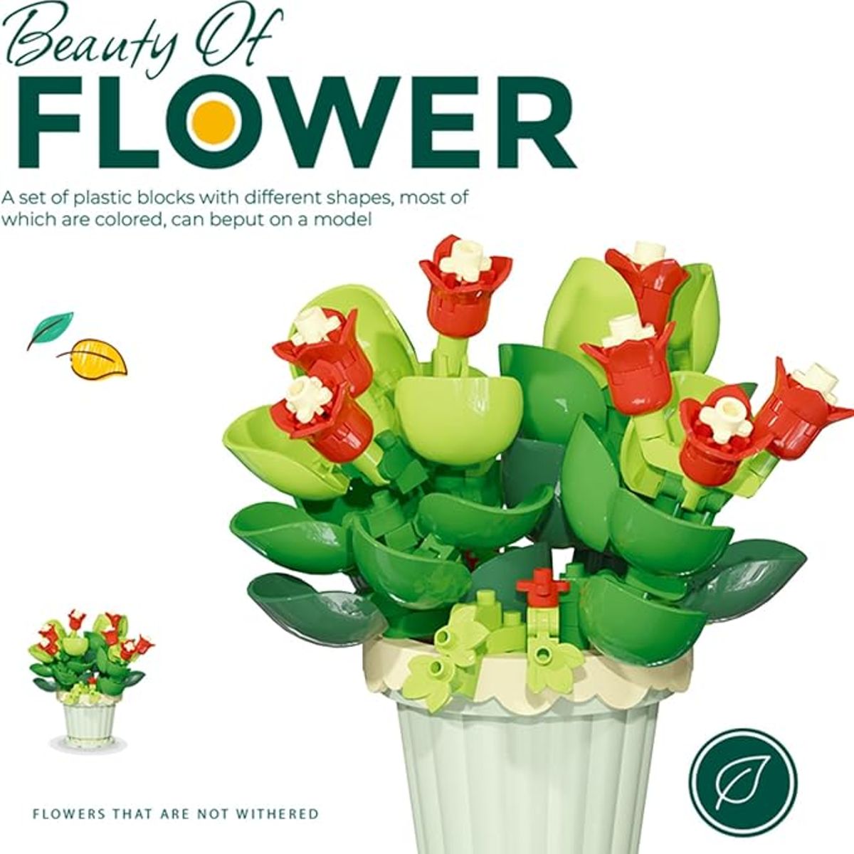 OEM - Bloques de construcción de flores en maceta - JADE