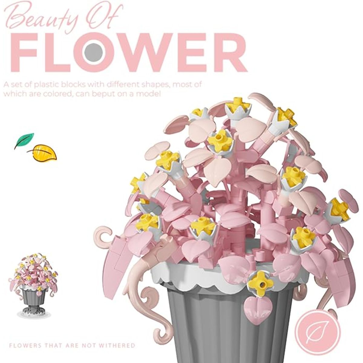 OEM - Bloques de construcción de flores en maceta - BODA