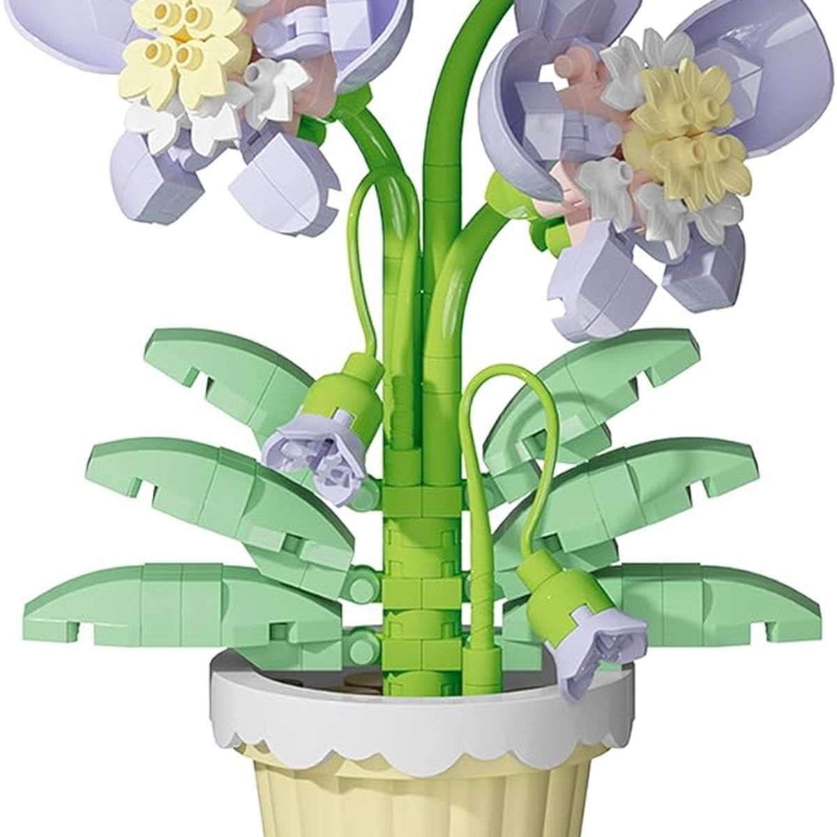 OEM - Bloques de construcción de flores en maceta - ORQUÍDEA