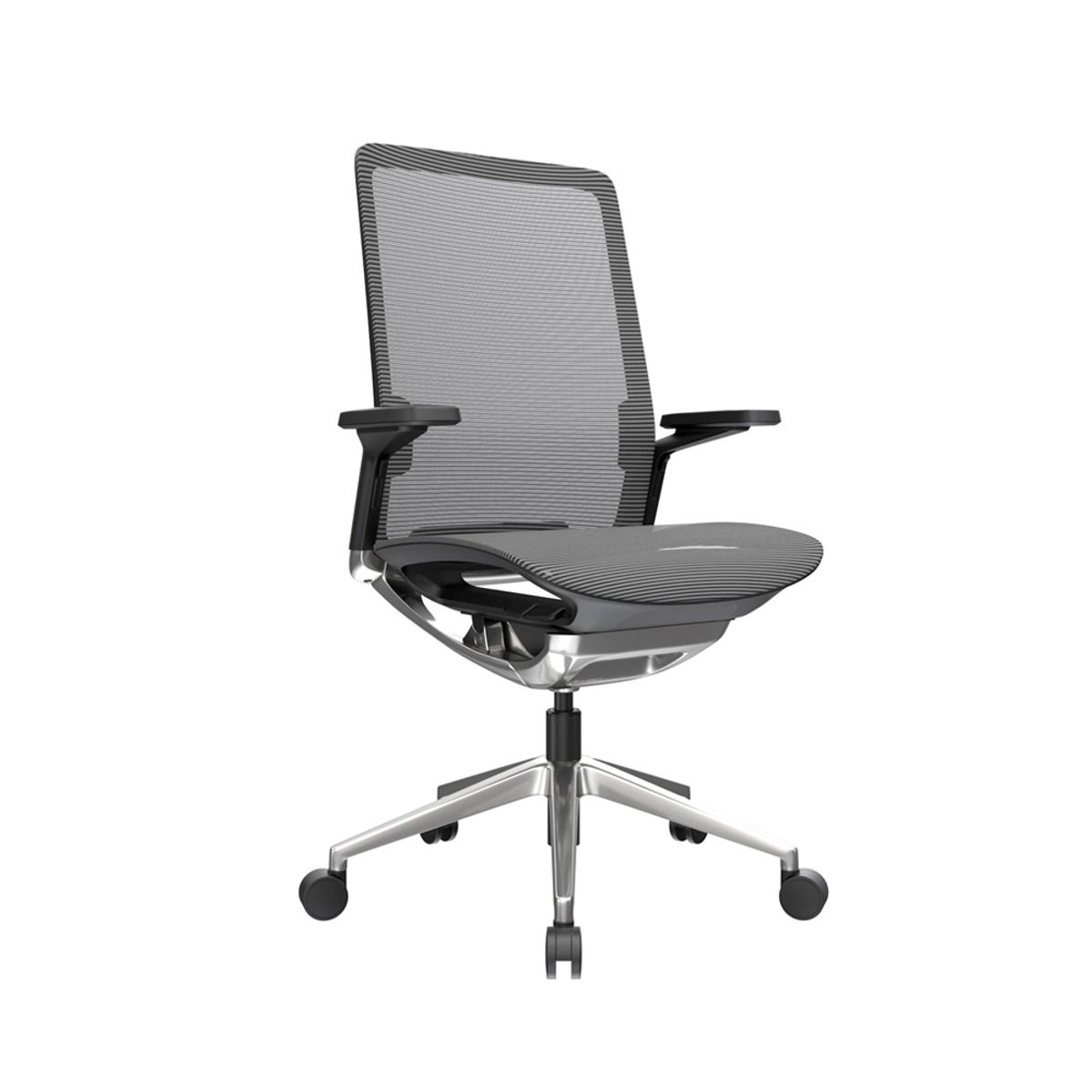 OFIDEAS - Silla De Oficina Gerente Dream Premium Gris Malla Ofideas
