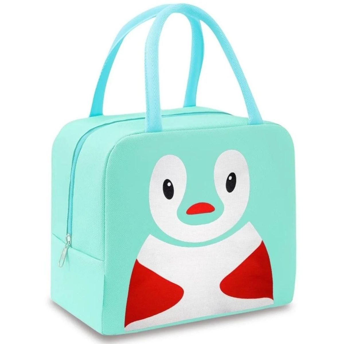 MINARI - Lonchera Térmica para Niños Diseño Pingüino Verde 067L