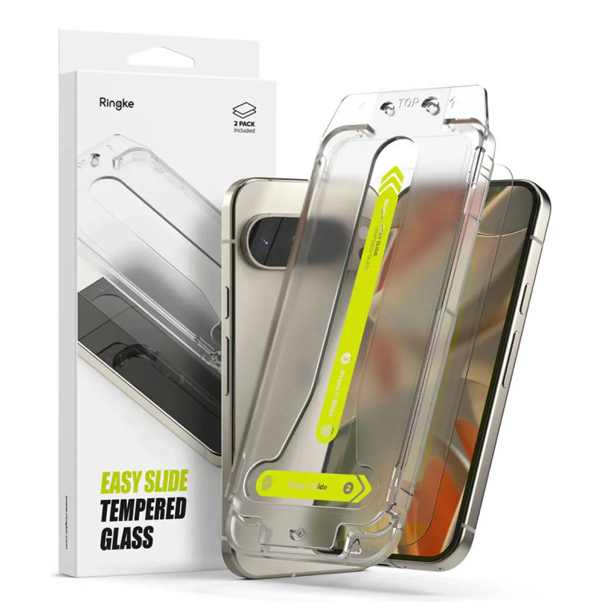 RINGKE - Protector De Pantalla Vidrio Ringke Easy Slide Pixel 9 Pro X