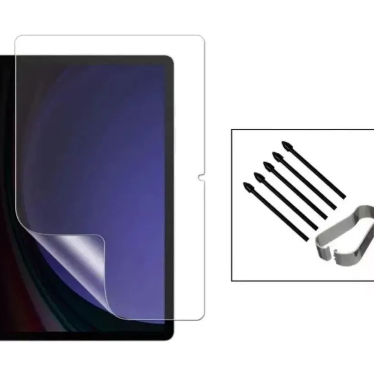 GENERICO - Mica Papel Para Samsung Galaxy Tab S9 Fe Plus 12.4 Y Puntas