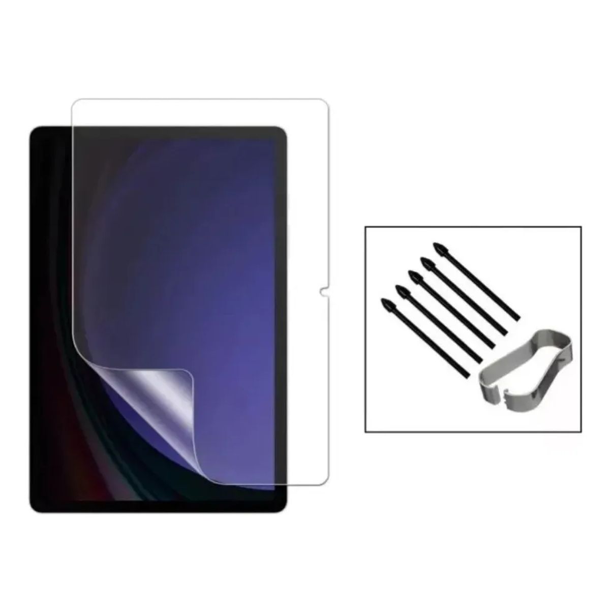 GENERICO - Mica Papel Para Samsung Galaxy Tab S9 Fe Plus 12.4 Y Puntas