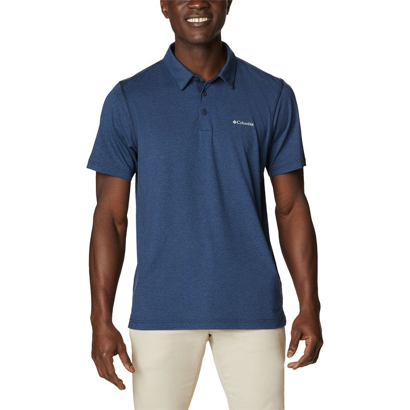 COLUMBIA - Polo Para Hombre Columbia Pique Tech Trail™ Azul COLUMBIA