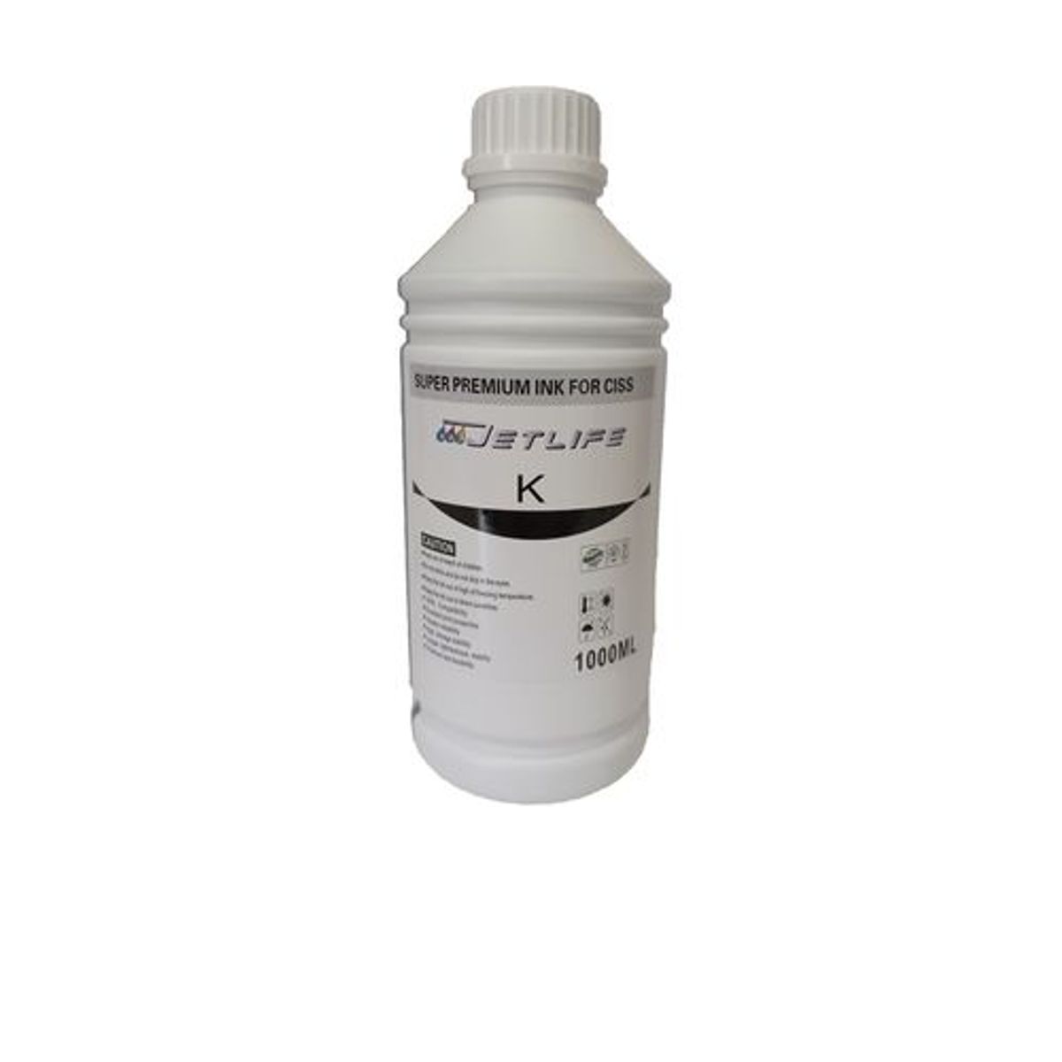 GENERICO - TINTA JETLIFE SUPER PREMIUM INK FOR CISS NEGRO